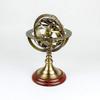 Brass Vintage style Brass Collectible Engraved Brass Armillary Nautical Sphere Vintage World Globe 5 inches view 1