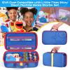 OCXLLEATLY Hard Shell Case for Little Tikes Story Dream Machine Books Starter Set, Many Story Collection, Storytime/Little Golden Book Toys Storage Travel Bag (Blue, Large) view 2