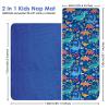 Kids Nap Mat Portable Slumber Bags with Removable Pillow and Blanket for Girls Boys, Lightweight Extra Large Sleeping Bag for Preschool Camping Daycare view 2