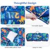 Kids Nap Mat Portable Slumber Bags with Removable Pillow and Blanket for Girls Boys, Lightweight Extra Large Sleeping Bag for Preschool Camping Daycare view 3