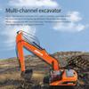 funnyndiy 1/14 Scale Long Arms Remote Control Excavator Gift, 2.4GHz RC 15CH Long-Arm Excavator Model, Best Gift for 8+ Years Old Boys Adults (RTR Version) view 3