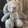 2025 Easter Personalized Plush Bunny Custom Name Children'S First Bunny Gift Newborn Memorial Gift Encouragement Gift (Lots of love and biggest hugs) view 2