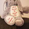 2025 Easter Personalized Plush Bunny Custom Name Children'S First Bunny Gift Newborn Memorial Gift Encouragement Gift (Lots of love and biggest hugs) view 3