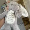 2025 Easter Personalized Plush Bunny Custom Name Children'S First Bunny Gift Newborn Memorial Gift Encouragement Gift (Lots of love and biggest hugs) view 4