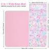 Kids Nap Mat Portable Slumber Bags with Removable Pillow and Blanket for Girls Boys, Lightweight Extra Large Sleeping Bag for Preschool Camping Daycare view 2