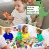 12 PCS Easter Eggs Filled with Dinosaur Toys - Surprise Hatching Eggs for Kids | Perfect for Easter, Birthday Party Favors, Fun Educational Toys for Home & School Play view 4