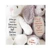 2025 Easter Personalized Plush Bunny Custom Name Children'S First Bunny Gift Newborn Memorial Gift Encouragement Gift (when you miss me hore no fear tusthug me tight and know i am here) view 1