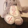 2025 Easter Personalized Plush Bunny Custom Name Children'S First Bunny Gift Newborn Memorial Gift Encouragement Gift (when you miss me hore no fear tusthug me tight and know i am here) view 3