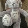 2025 Easter Personalized Plush Bunny Custom Name Children'S First Bunny Gift Newborn Memorial Gift Encouragement Gift (when you miss me hore no fear tusthug me tight and know i am here) view 4