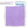 Kids Sleeping Bag Toddler Nap Mat with Removable Pillow, Large Foldable Sleeping Bag for Girls Boys, Easy Clean Slumber Bag with Double Zip for Camping School Preschool Daycare, 5924 inch view 2