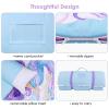 Kids Sleeping Bag Toddler Nap Mat with Removable Pillow, Large Foldable Sleeping Bag for Girls Boys, Easy Clean Slumber Bag with Double Zip for Camping School Preschool Daycare, 5924 inch view 3