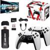 Ruelala Retro Gaming Console, Retrostick - 60,000+ Retro Games with 2 Controllers, Plug & Play TV Video Retro Gaming Stick, Wireless Retro Game Console Stick 4k HDMI Output (64G) (128G) view 1