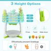 BABY JOY 5 in 1 Baby Activity Center, Baby Jumpers and Bouncers with Removable Toys, Lights & Music, 3 Adjustable Heights, Interactive Play Center for Toddlers Boys Girls 6-36 Months (Blue) view 4