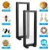 2Pcs 3D Floating Coin Display Frame Box Jewelry Holder Case W/Stand Kits view 3