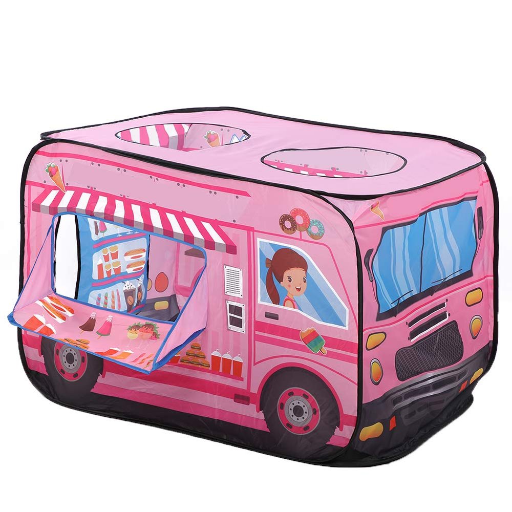 Ice Cream Truck Policeman Bus Tent Foldable Fire Figng Truck Play Game HouseIce Cream Truck (ice Cream Truck)