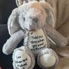 2025 Easter Personalized Plush Bunny Custom Name Children'S First Bunny Gift Newborn Memorial Gift Encouragement Gift (Hold me close when you need me) view 2