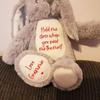 2025 Easter Personalized Plush Bunny Custom Name Children'S First Bunny Gift Newborn Memorial Gift Encouragement Gift (Hold me close when you need me) view 3