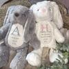 2025 Personalized Easter Bunny Plush Toys Kids First Easter Gifts Cute Animal Toys Easter Kids Gifts Toddler Toys Easter Basket Stuffer view 2