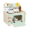 Janod - Children's Wooden Kitchenette - Small Children's Kitchen - Equipped with Oven, Sink and 10 Accessories Included - Rotating Sound Buttons - Imitation Toy and Awakening - from 2 Years Old view 2