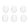 50 Pcs False Eggs Plastic Solid Simulation Eggs for Dove Breeding Hatching, Multifunctional Accessory for Home Use view 2