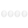 50 Pcs False Eggs Plastic Solid Simulation Eggs for Dove Breeding Hatching, Multifunctional Accessory for Home Use view 3