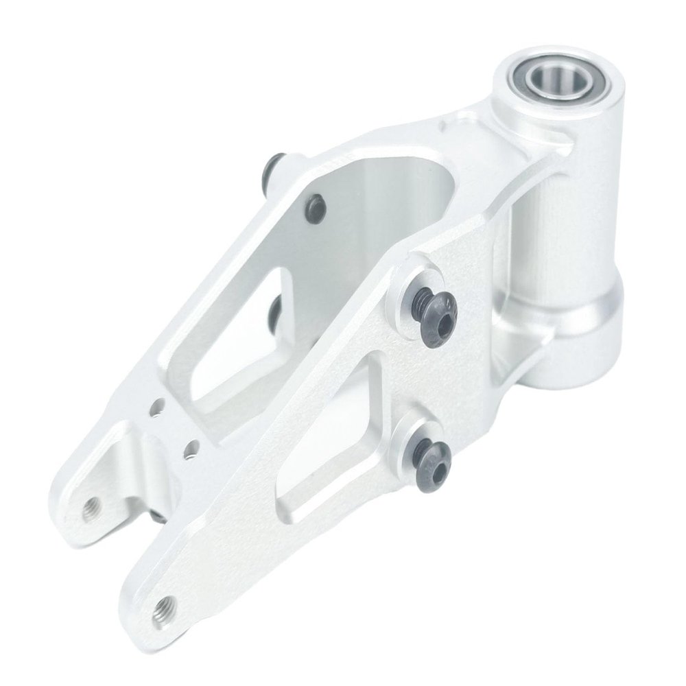 BeaxTurbo Racing Upgrade Parts CNC Aluminum 7075# Front Bulkhead for losi promoto mx 1/4 LOS261012 (Silver)