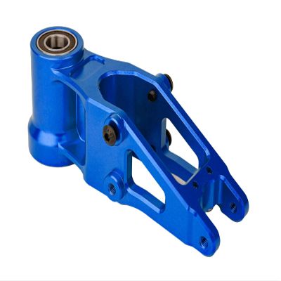 BeaxTurbo Racing Upgrade Parts CNC Aluminum 7075# Front Bulkhead for losi promoto mx 1/4 LOS261012 (Blue)
