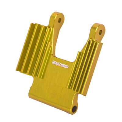 BeaxTurbo Racing Upgrade Parts CNC Aluminium 7075# Crash Structure for LOSI PROMOTO MX 1/4 LOS261010 (Gold)