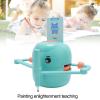 Bewinner Smart Drawing Robot, Interactive Educational Drawing Robot, Montessori Drawing Learning with 100 Word Cards, Art Enlightenment Interactive Early Education, Ages 5+ (Light Green) view 2