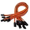 10pcs 300mm 11.8in Servo Extension Lead Wire Cable 26AWG Universal JR Spektrum Futaba view 2