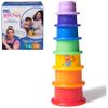 Ms. Rachel Official Rainbow Stacking Cups 7-Pack, Educational Toys & Toddler Toys for Girls & Boys Ages 6 Months to 2+ Years view 1
