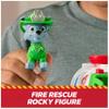 Paw Patrol Fire Rescue: Rocky Rescue Fire Tanker with Action Figure, Grab Claw and Toy Truck, Kids Toys for Boys & Girls Ages 3 and Up view 3