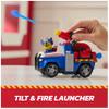 Paw Patrol Fire Rescue: Chase Rescue Fire Cruiser with Action Figure, Projectile Launcher, and Toy Truck, Kids Toys for Boys & Girls Ages 3 and Up view 4