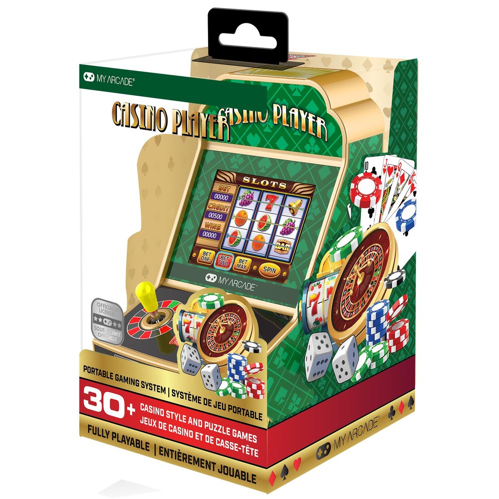 My Arcade Casino Player: Retro Arcades, Slot Machine, Casino Games, Poker Games, Blackjack, Roulette, Includes Over 30 Games