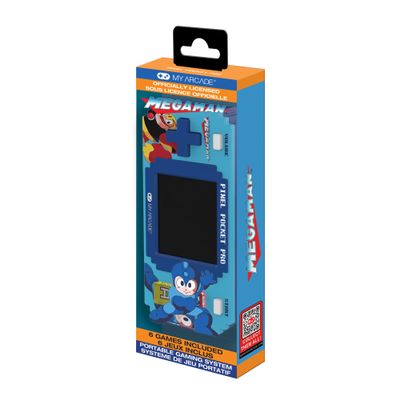 My Arcade Mega Man Pixel Pocket Pro: Officially Licensed Mega Man Video Game, Portable Keychain Arcade