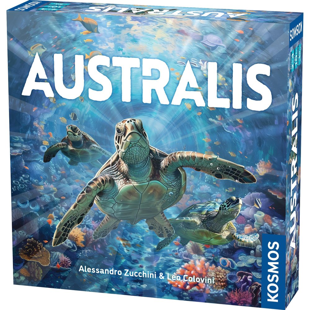 Australis | Explore The Nature of The Ocean | DICE Drafting Game | 2-4 Players | Ages 10 and UP | 60 Minute Playtime | Thames & Kosmos