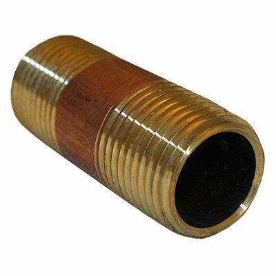 0.5 in. Short Brass Nipple