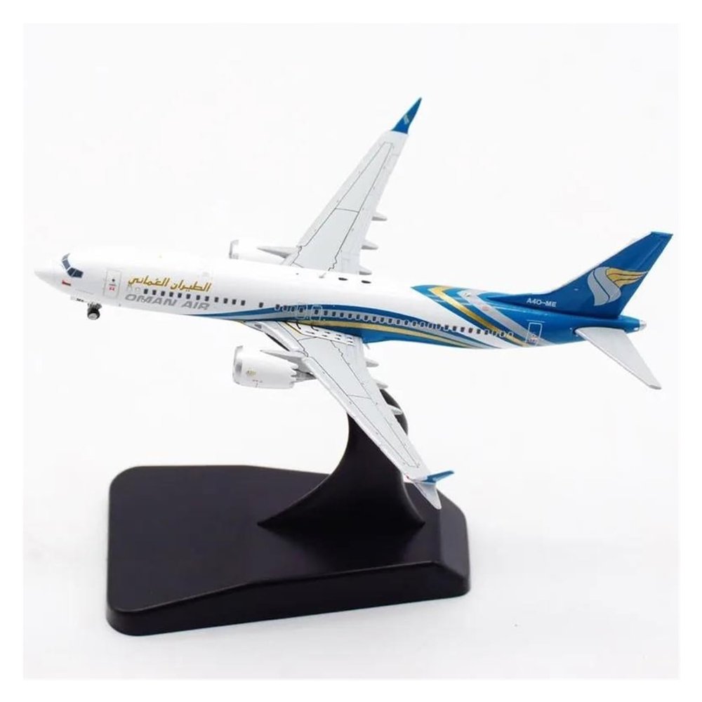 LIUSANGLIU Scale Aircraft 1:400 for B737-8MAX A4O-ME Oman Air Airlines Planes Model Alloy Plane Model Passenger Aircraft Model Gifts Suitable for Display