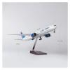 LIUSANGLIU Scale Aircraft 47CM 1/157 for 777 B777 Aircraft United Airlines Model Resin Passenger Aircraft Model Decoration Office Suitable for Display(No Light) view 2