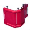 BeaxTurbo Racing Upgrade Parts CNC Aluminum # 7075 Pull Rod Knuckle & Skid PLT for losi promoto mx 1/4 LOS264001 (red) view 1