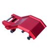 BeaxTurbo Racing Upgrade Parts CNC Aluminum # 7075 Pull Rod Knuckle & Skid PLT for losi promoto mx 1/4 LOS264001 (red) view 2