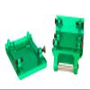 BeaxTurbo Racing Upgrade Parts CNC Aluminum # 7075 Pull Rod Knuckle & Skid PLT for losi promoto mx 1/4 LOS264001 (Green) view 4