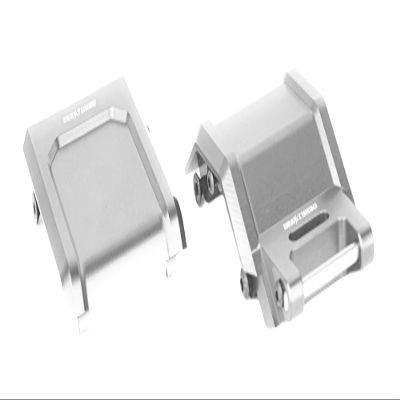 BeaxTurbo Racing Upgrade Parts CNC Aluminum # 7075 Pull Rod Knuckle & Skid PLT for losi promoto mx 1/4 LOS264001 (Silver)