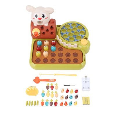RiToEasysports Whack Game, Score Higher with Two Hammer Toys, Kids Interactive Toy, Thinking Hammer Toy, Interactive Learning Tool, Educational Play for Preschoolers, Toddlers