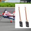 Create idea 4pcs 3pin Molex 1.25mm Male to JR Female Model Aircraft Servo Extension Cable Length 75mm 28AWG for Remote Control of Airplanes and Toy Cars view 2