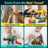 100PCS Magnetic Blocks - Build Mine Magnet World Mine Adventure Set Dinosaur Toys, Creative Jurassic Kids Games for 3-5 5-7 8-12 Boys, Sensory STEM Outdoor Toys for Boys & Girls Birthday Gifts view 4