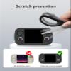 Case for Anbernic RG Cube Unisoc T820 Handheld Game Console,Soft Skin Silicone Case Anti-ScratchFull Protective Case for Anbernic RG Cube Unisoc T820 Handheld Game Console-Black view 4