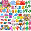 132 PCS Party Favors for Kids 8-12, Pinata Stuffers, Prizes Treasure Box Toys for Classroom, Goodie Bag Stuffers,Treasure Chest, Prize Box Toys, Pinata Filler view 1