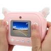 2.4in Children's immediate Printing Camera with IPS Screen, Dual Webcam Kids Digital Camera, Printable Real Time Photo Transmission view 2