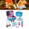 Kids Makeup Set, Frozen Themed, Washable Portable Beauty Cosmetics Kit, Rich Makeup Toys for Birthday Parties, Makeup Classes, Halloween Costumes view 3